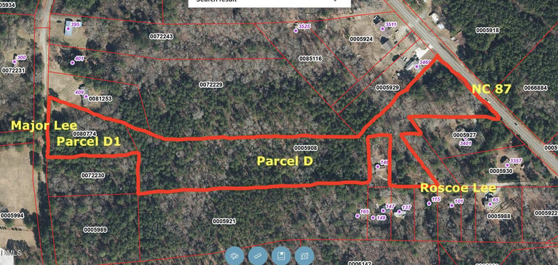 Major Lee Rd Lot D & D1, Pittsboro, NC 27312