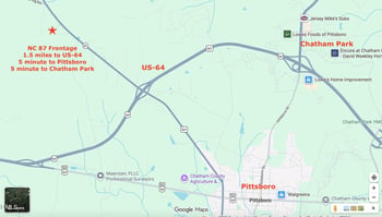 Major Lee Rd Lot D & D1, Pittsboro, NC 27312