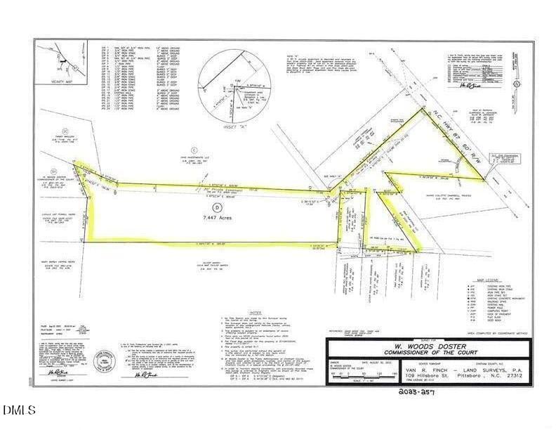 Major Lee Rd Lot D & D1, Pittsboro, NC 27312