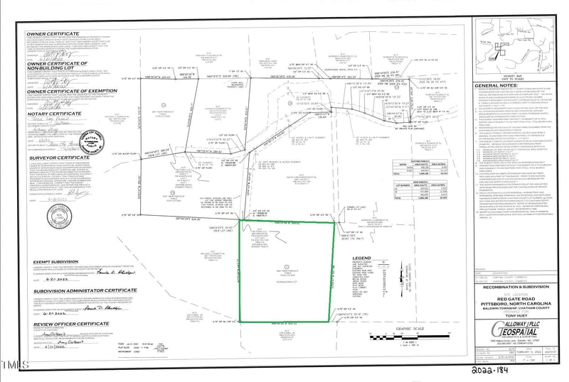 0 Redgate Rd Lot 2, Pittsboro, NC 27312