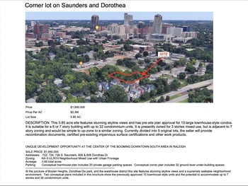 Saunders St Lot 5, Raleigh, NC 27603