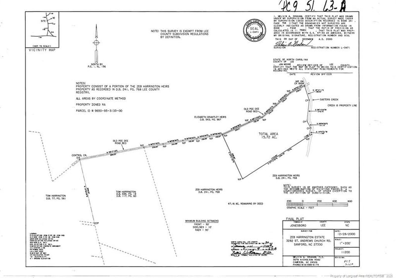 St Andrews Church Rd, Sanford, NC 27330