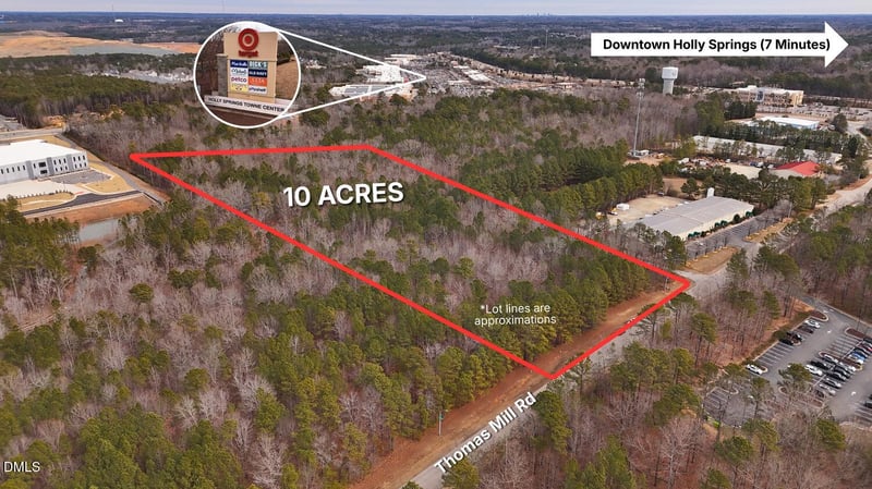 Thomas Mill Rd, Holly Springs, NC 27540