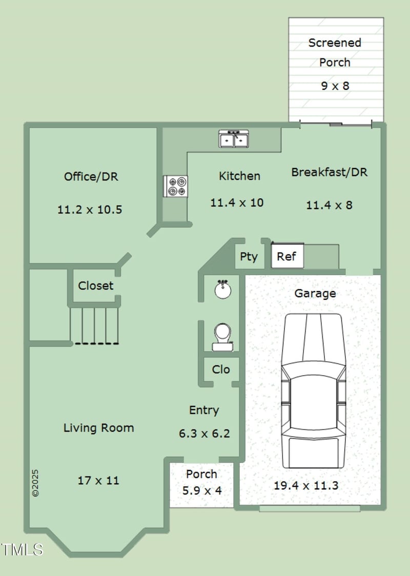 1 Edgebrook Cir, Durham, NC 27703