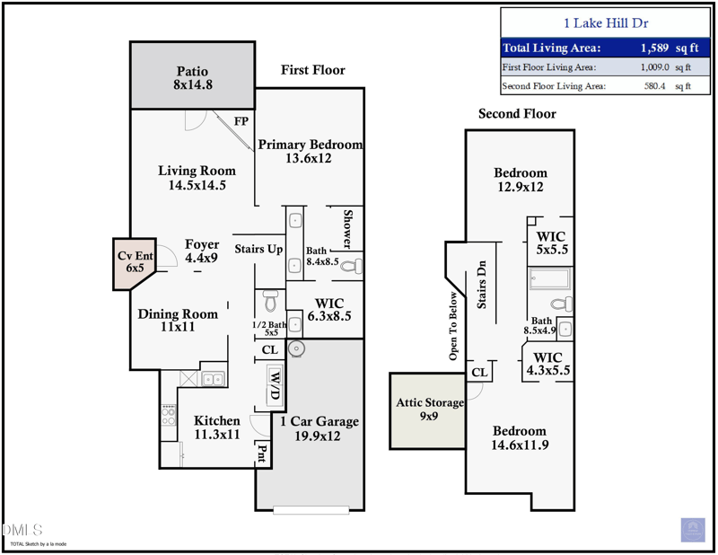 1 Lake Hill Dr, Durham, NC 27713