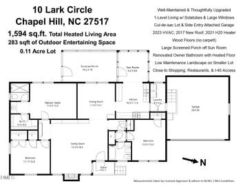 10 Lark Cir, Chapel Hill, NC 27517