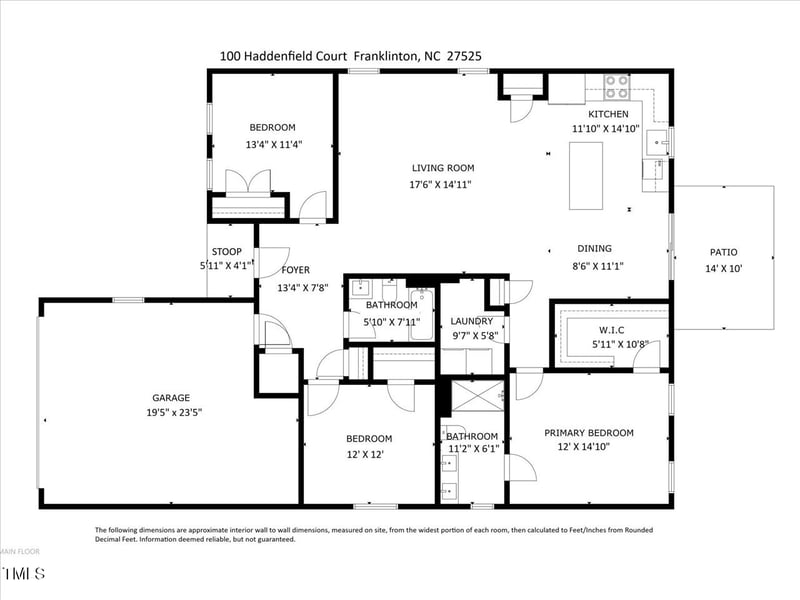 100 Haddonfield Ct, Franklinton, NC 27525