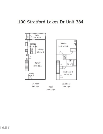100 Stratford Lakes Dr #384, Durham, NC 27713