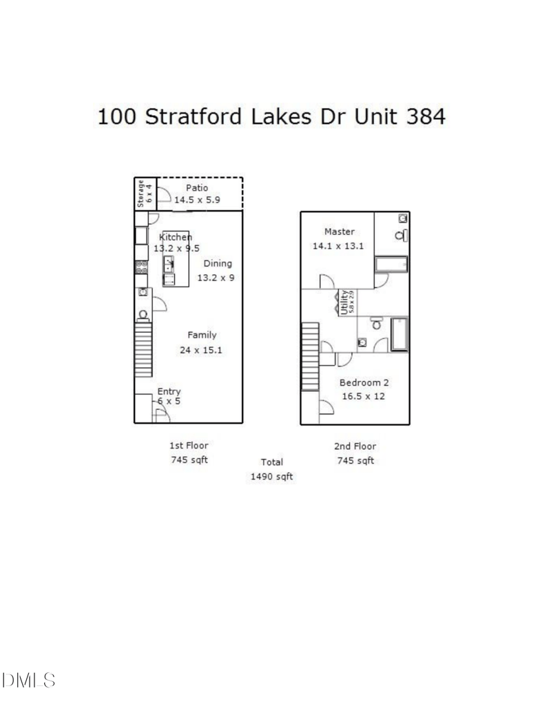 100 Stratford Lakes Dr #384, Durham, NC 27713