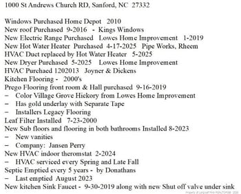 1000 St Andrews Church Rd, Sanford, NC 27332