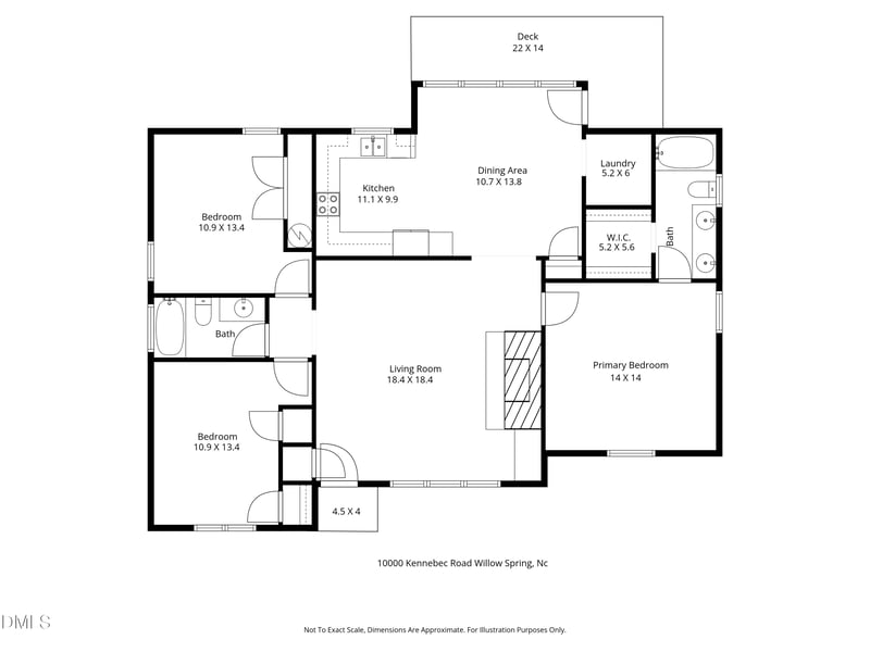 10000 Kennebec Rd, Willow Springs, NC 27592