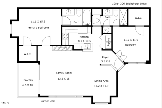 1001 Brighthurst Dr #306, Raleigh, NC 27605