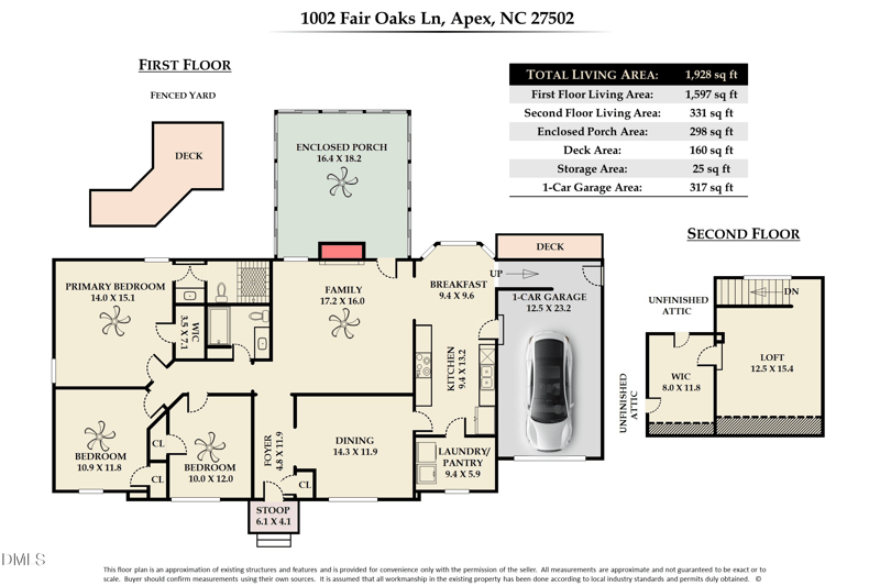 1002 Fair Oaks Ln, Apex, NC 27502