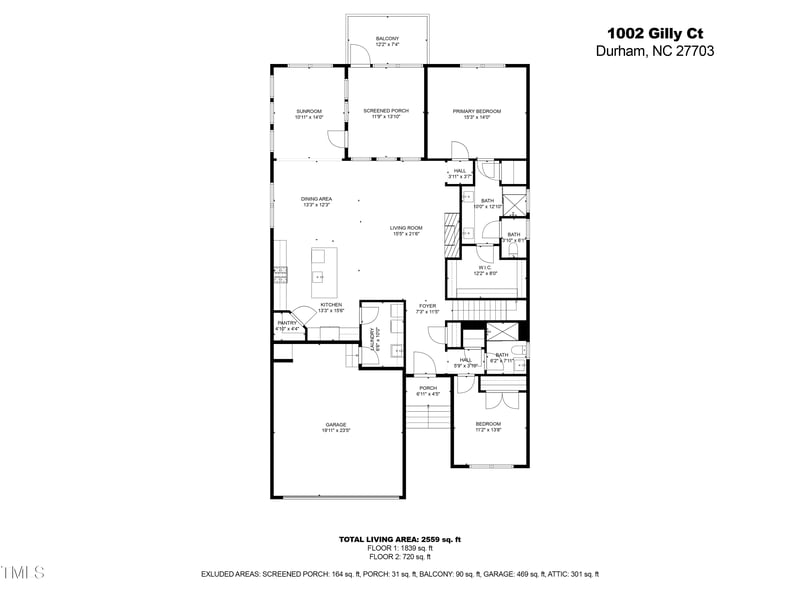 1002 Gilly Ct, Durham, NC 27703