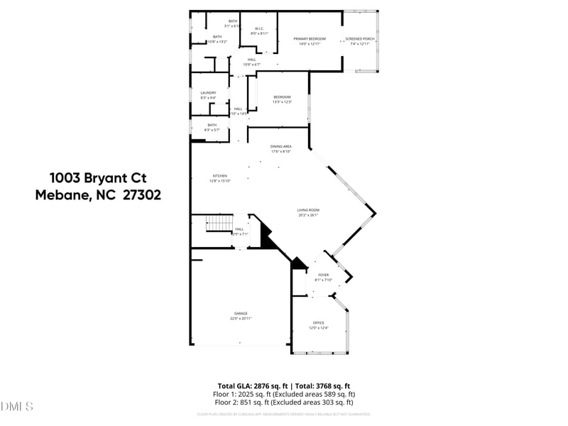 1003 Bryant Ct, Mebane, NC 27302