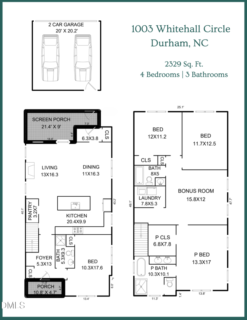 1003 Whitehall Cir, Durham, NC 27713