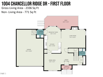 1004 Chancellors Ridge Dr, Durham, NC 27713