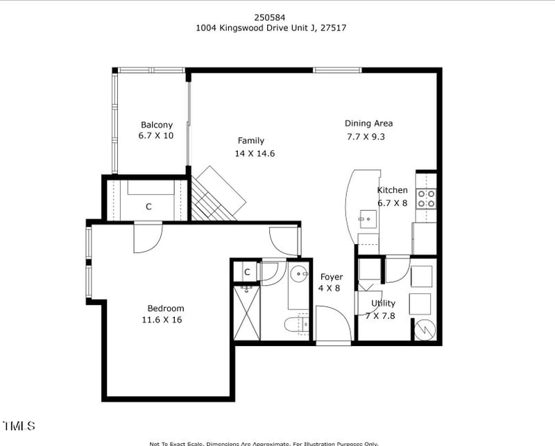 1004 Kingswood Dr #J, Chapel Hill, NC 27517