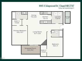 1005 Kingswood Dr #E, Chapel Hill, NC 27517