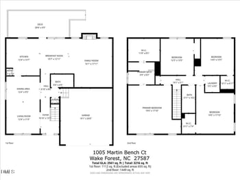 1005 Martin Bench Ct, Wake Forest, NC 27587