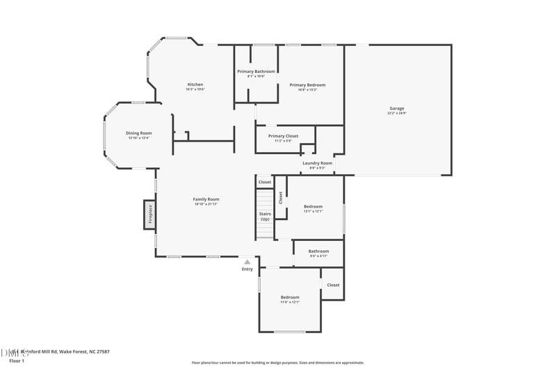 1006 Barnford Mill Rd, Wake Forest, NC 27587