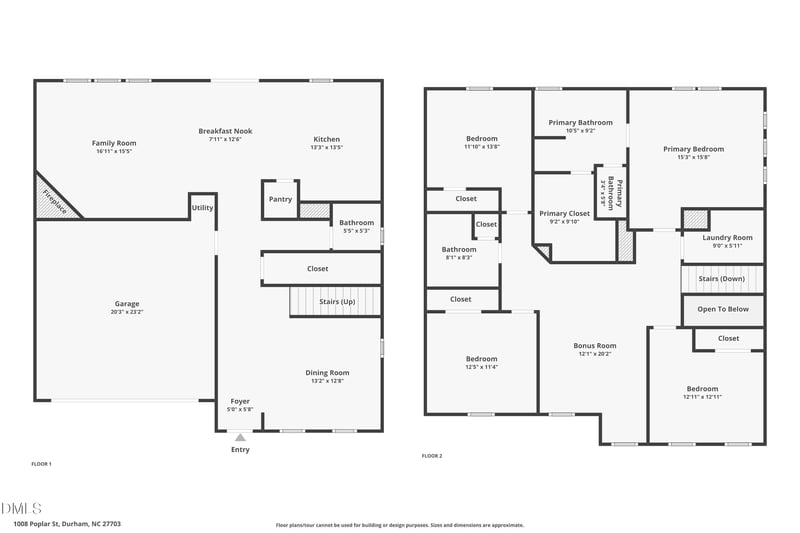 1008 Poplar St, Durham, NC 27703