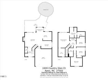 1009 Country Glen Ct, Apex, NC 27502