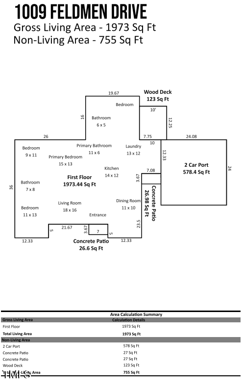 1009 Feldmen Dr, Raleigh, NC 27603