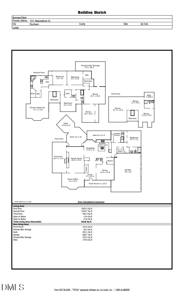 101 Abbotsford Ct, Durham, NC 27712