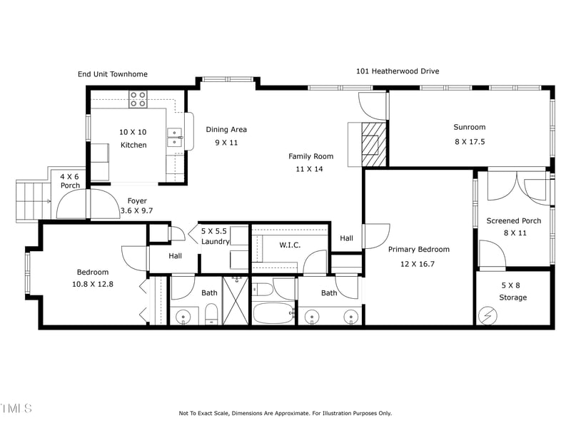 101 Heatherwood Dr, Apex, NC 27502