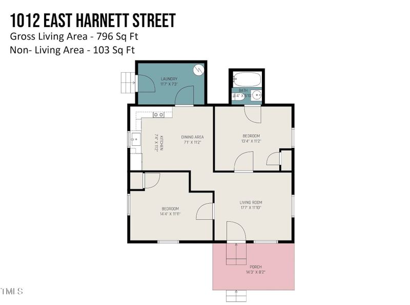 1012 E Harnett St, Dunn, NC 28334