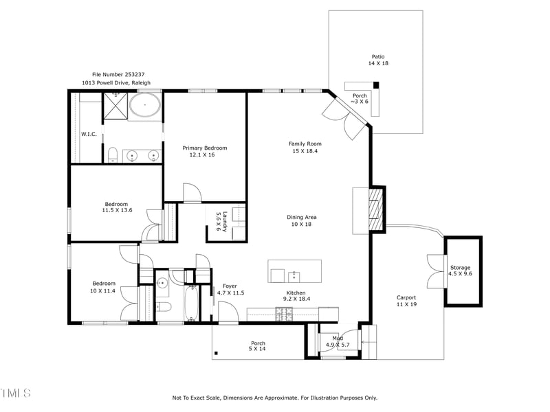 1013 Powell Dr, Raleigh, NC 27606