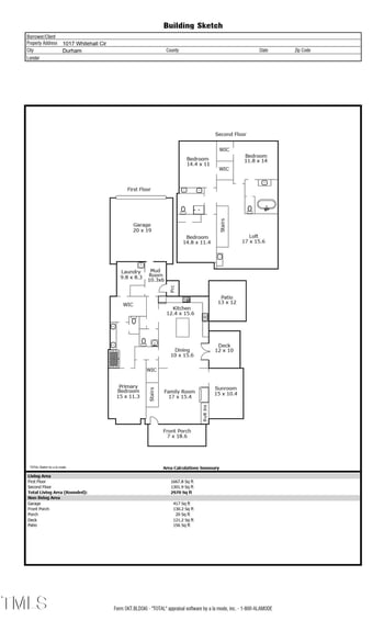 1017 Whitehall Cir, Durham, NC 27713