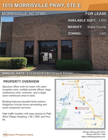 1018 Morrisville Pw #E, Morrisville, NC 27560