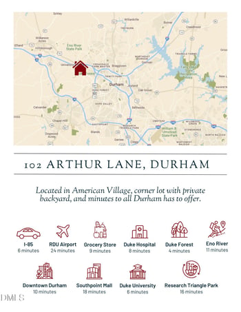 102 Arthur Ln, Durham, NC 27705