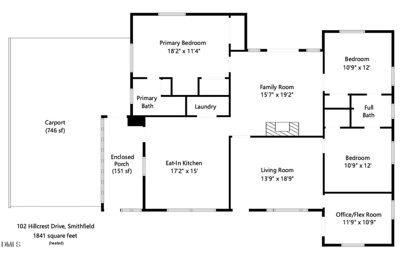 102 Hillcrest Dr, Smithfield, NC 27577