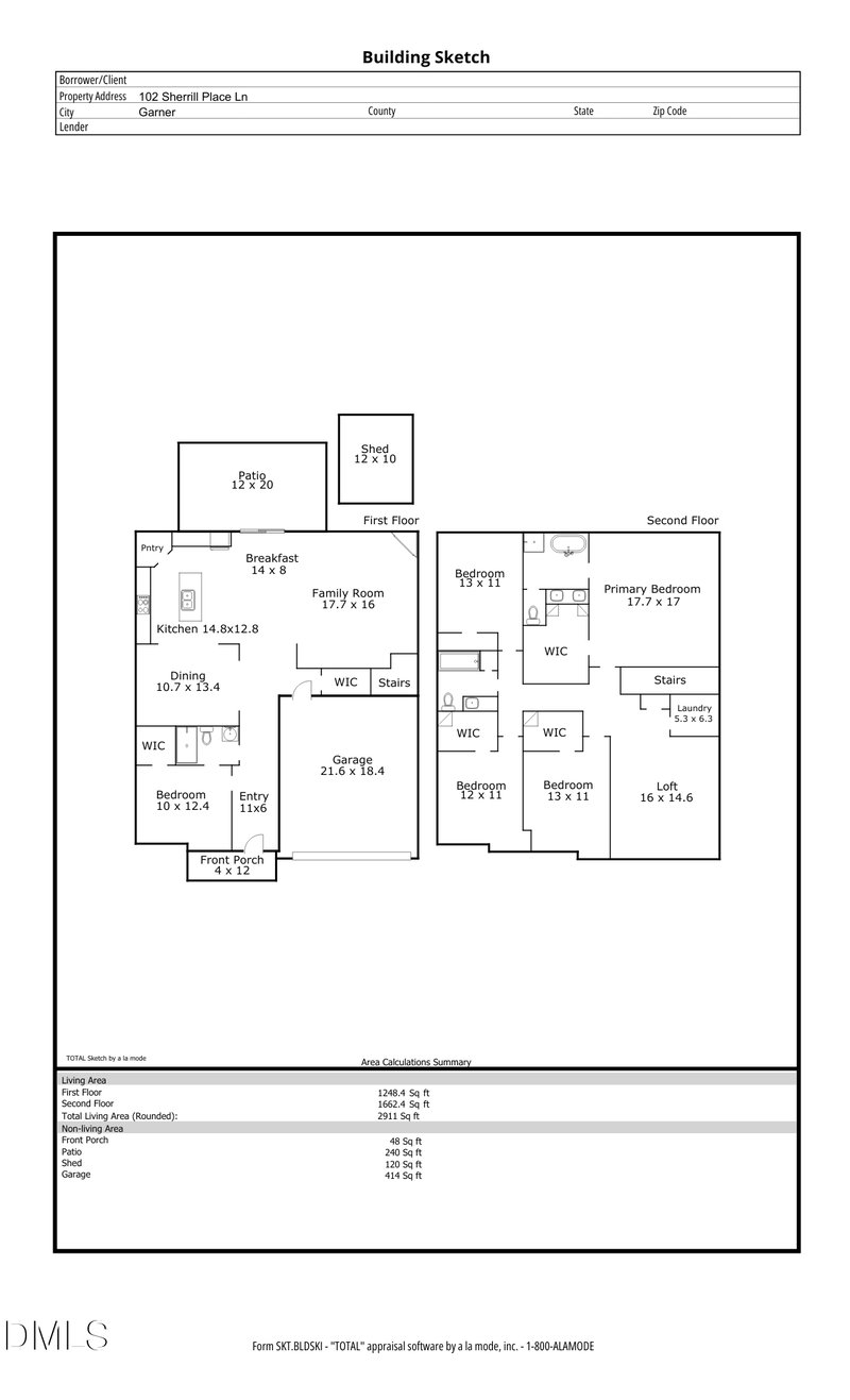 102 Sherrill Pl Ln, Garner, NC 27529