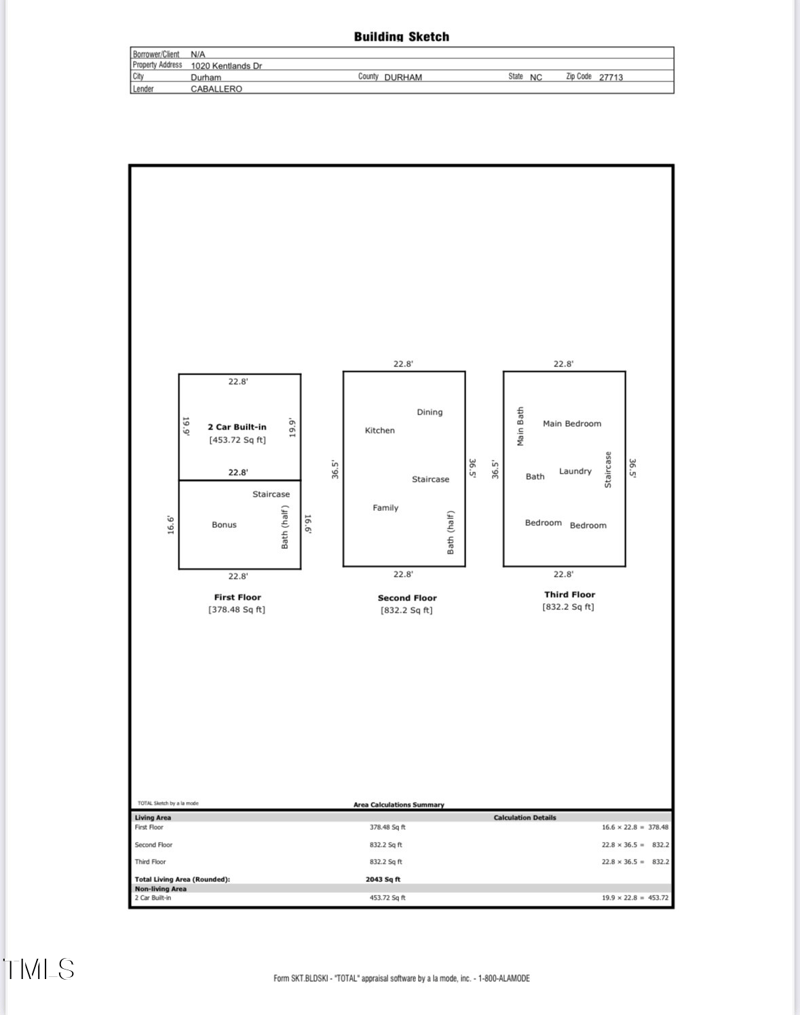 1020 Kentlands Dr, Durham, NC 27713