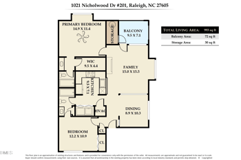 1021 Nicholwood Dr #201, Raleigh, NC 27605
