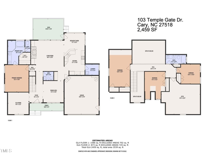 103 Temple Gate Dr, Cary, NC 27518