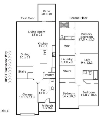 1035 Heartstone Way, Durham, NC 27713