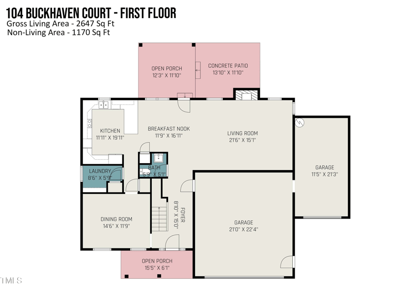 104 Buckhaven Ct, Holly Springs, NC 27540