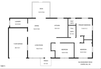 104 Woodcrest Dr, Chapel Hill, NC 27516