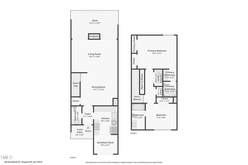 104 Woodleaf Dr, Chapel Hill, NC 27516