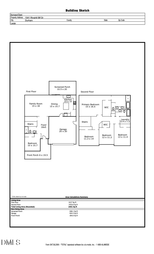 1041 Ringhill Bluff Dr, Durham, NC 27704