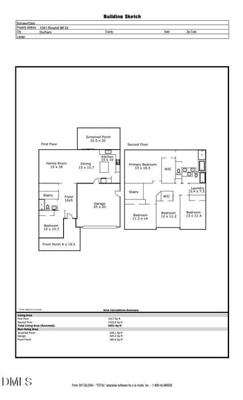 1041 Ringhill Bluff Dr, Durham, NC 27704