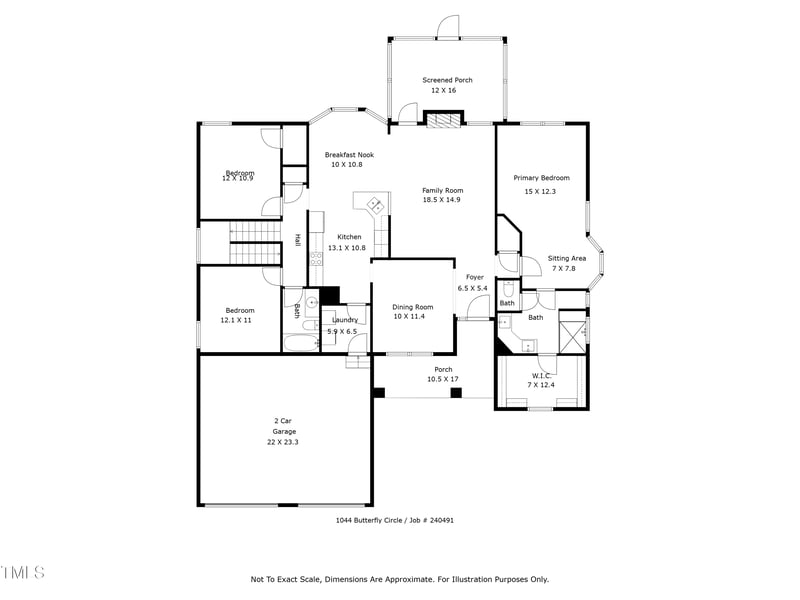 1044 Butterfly Cir, Wake Forest, NC 27587