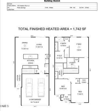 105 Hidden Run Ln, Holly Springs, NC 27540