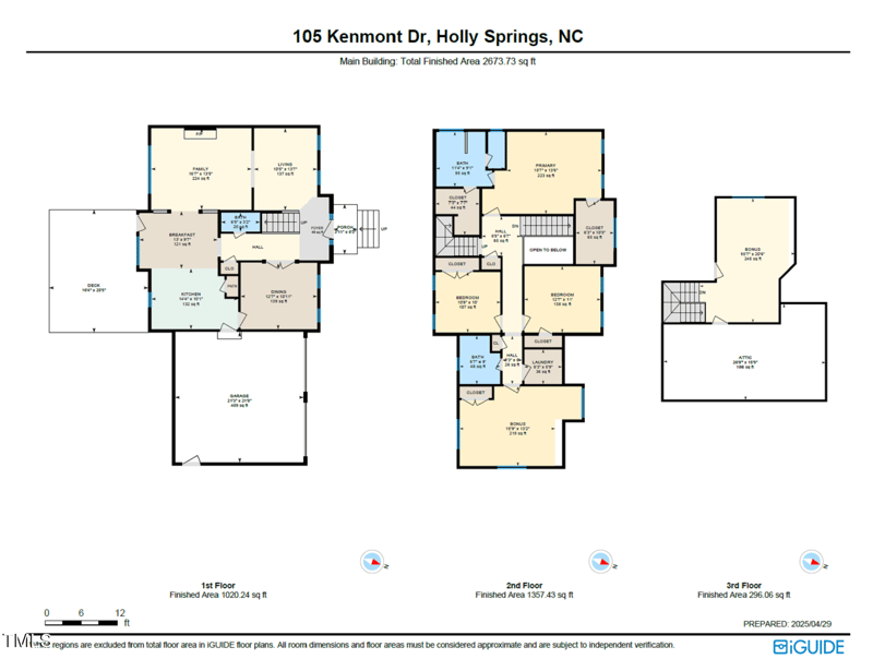 105 Kenmont Dr, Holly Springs, NC 27540