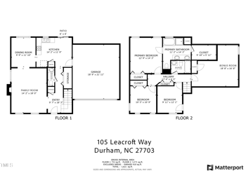 105 Leacroft Way, Durham, NC 27703